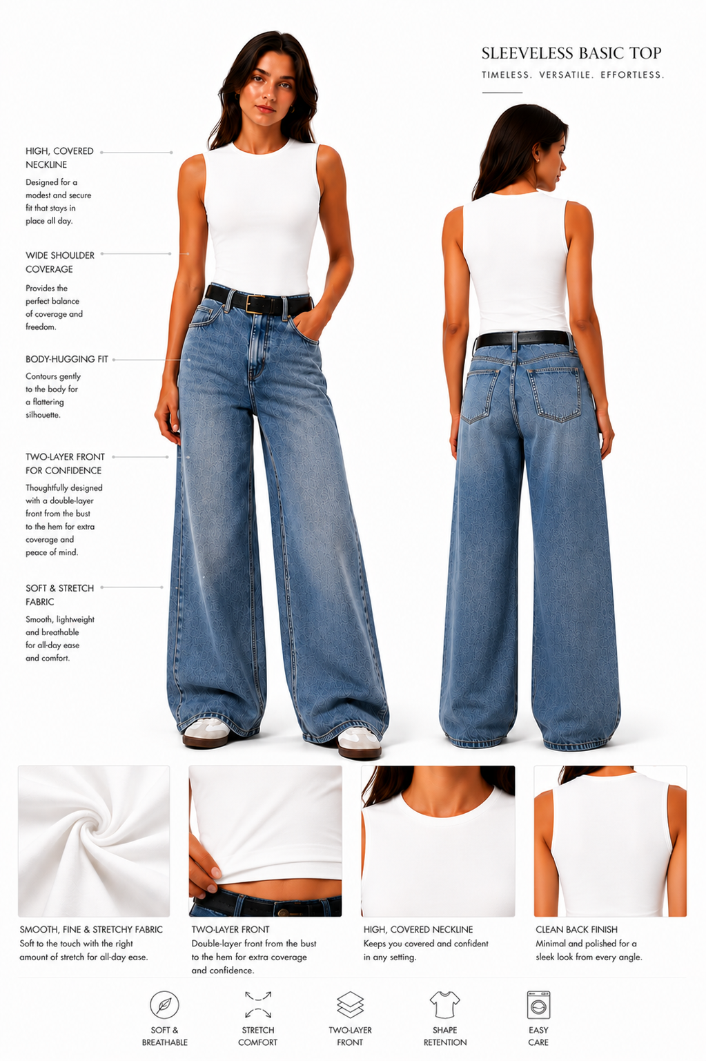 White Basic Top
